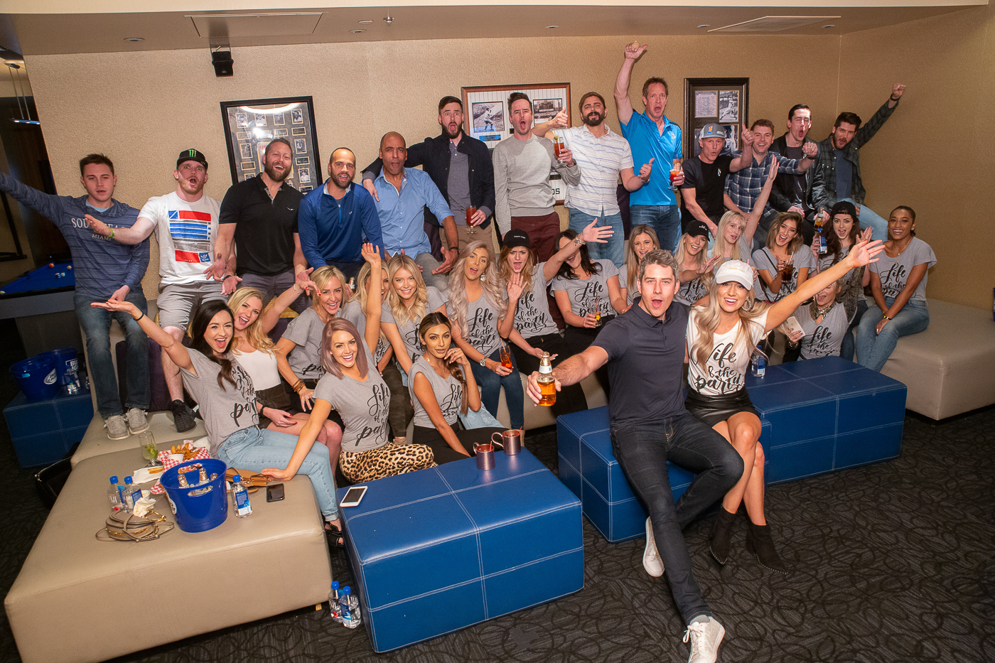 Arie Luyendyk Jr, Lauren Burnham and Friends dine at Lagasse's Stadium at The Palazzo at The Venetian Resort Las Vegas_2
