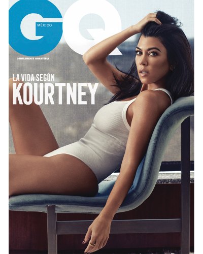 Kourtney Kardashian on the cover of GQ Mexico