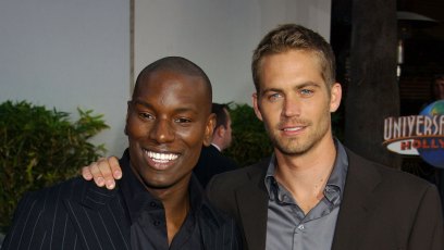 Paul Walker and Tyrese Gibson at a movie premiere together