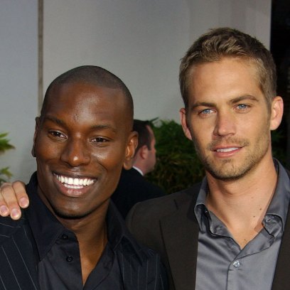 Paul Walker and Tyrese Gibson at a movie premiere together