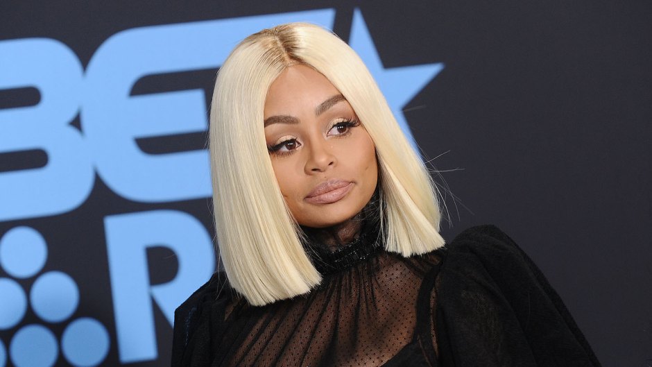 Blac Chyna at an event, wearing blonde hair