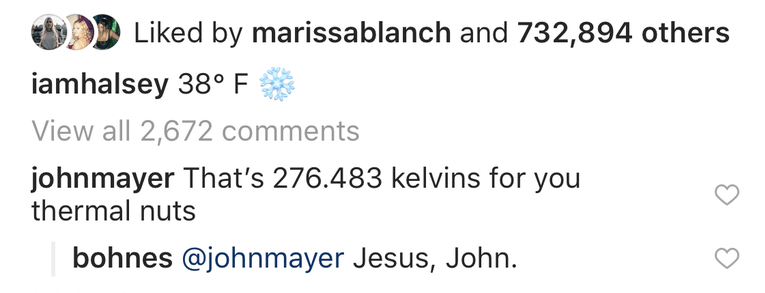 Halsey John Mayer Instagram 2