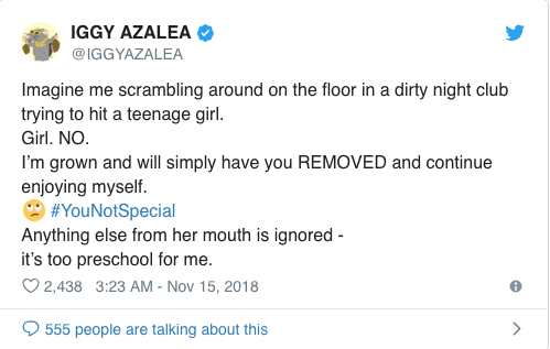 Iggy Azalea Danielle Bregoli Fight Fashion Nova Party Cardi B