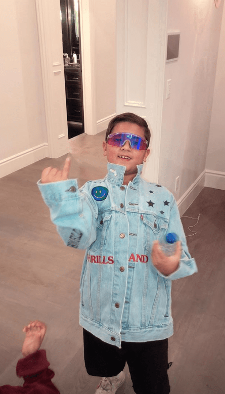 Mason Disick at Dream Kardashians birthday party