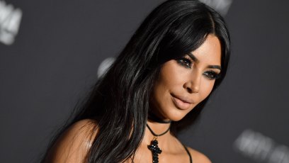 Kim Kardashian posing