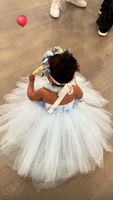 Dream Kardashian cute pics from birthday party