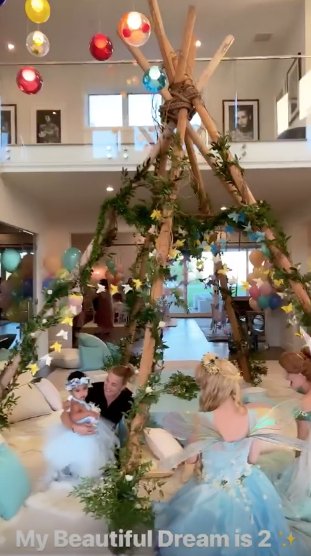 Kylie Jenner's living room decor for Dream Kardashians birthday