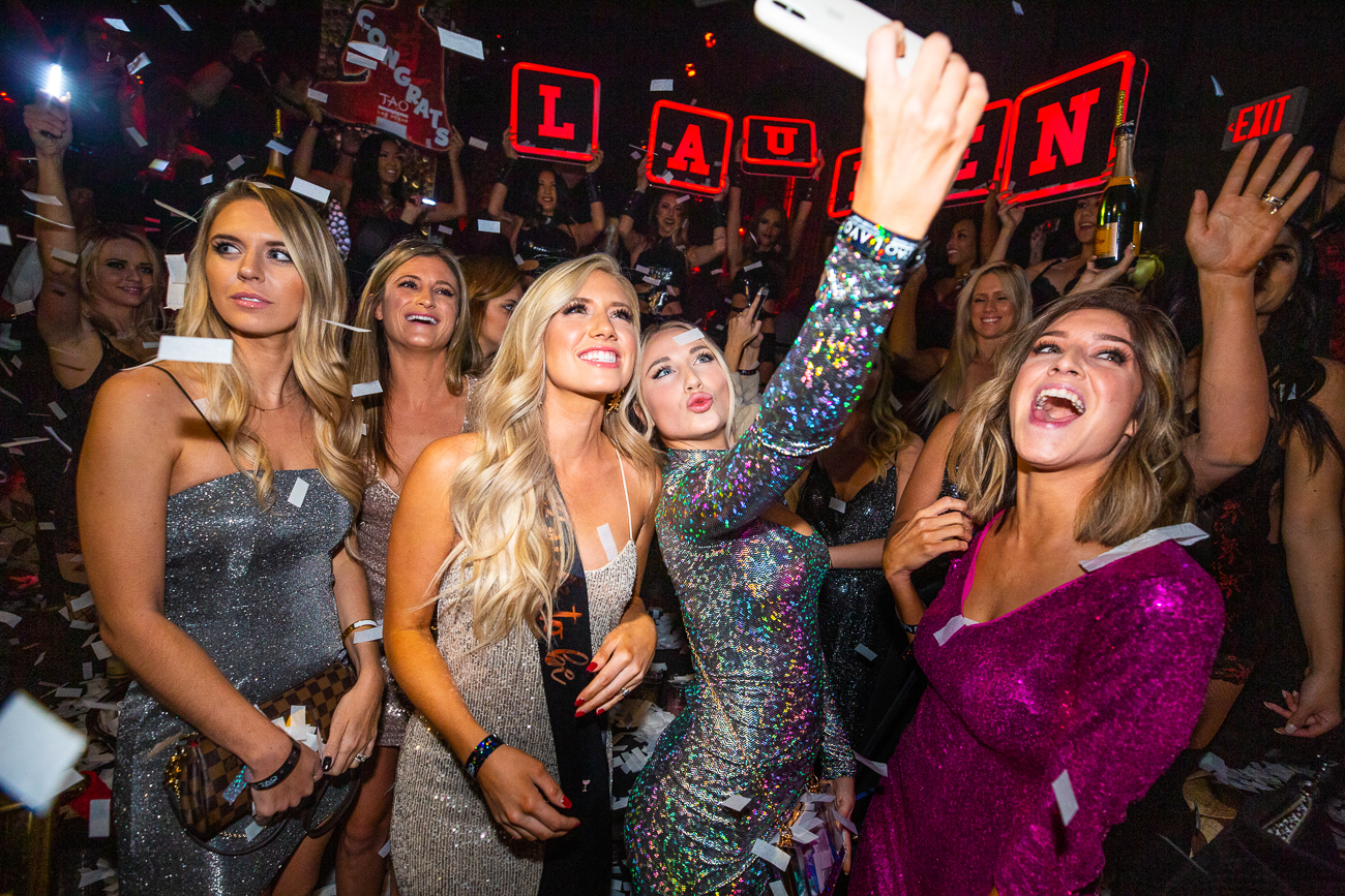 Lauren Burnham celebrates bachelorette party at TAO