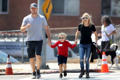 Chris Pratt with son Jack and ex wife Anna Faris