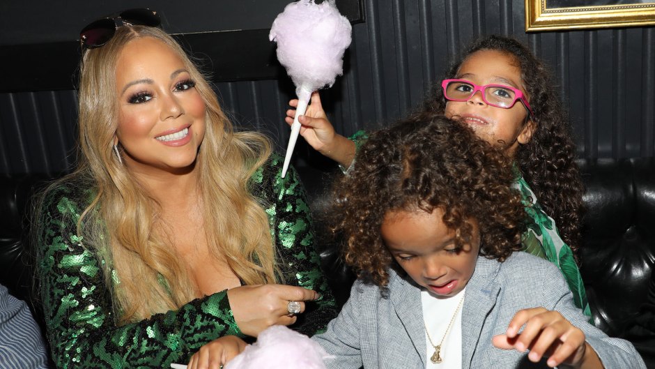 Mariah Carey with Roc and Roe
