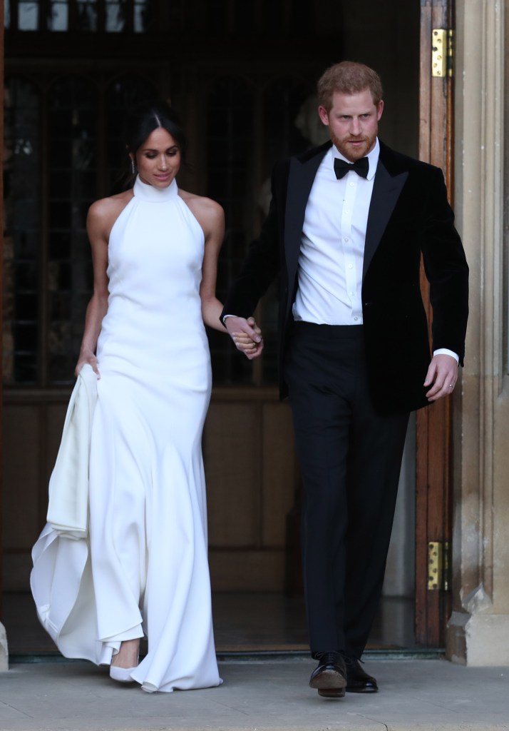 The dress of reception of Meghan Markle