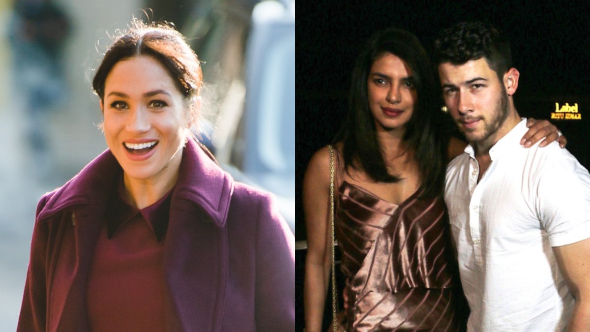 Meghan Markle, Priyanka Chopra, and Nick Jonas