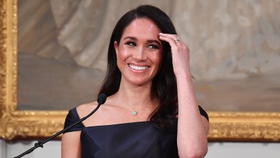 Meghan Markle smiling