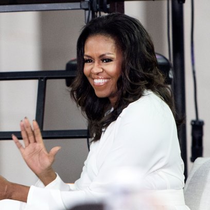 Michelle Obama smiling
