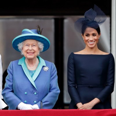 Queen Elizabeth with Meghan Markle