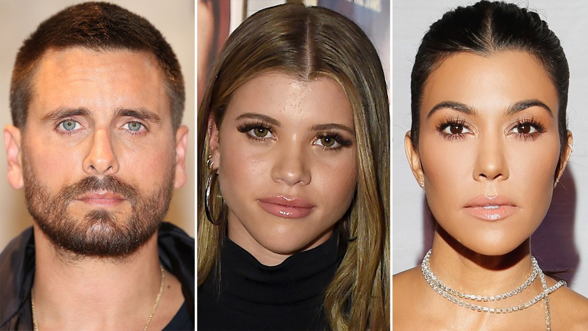 Scott Disick Sofia Richie Kourtney Kardashian dinner