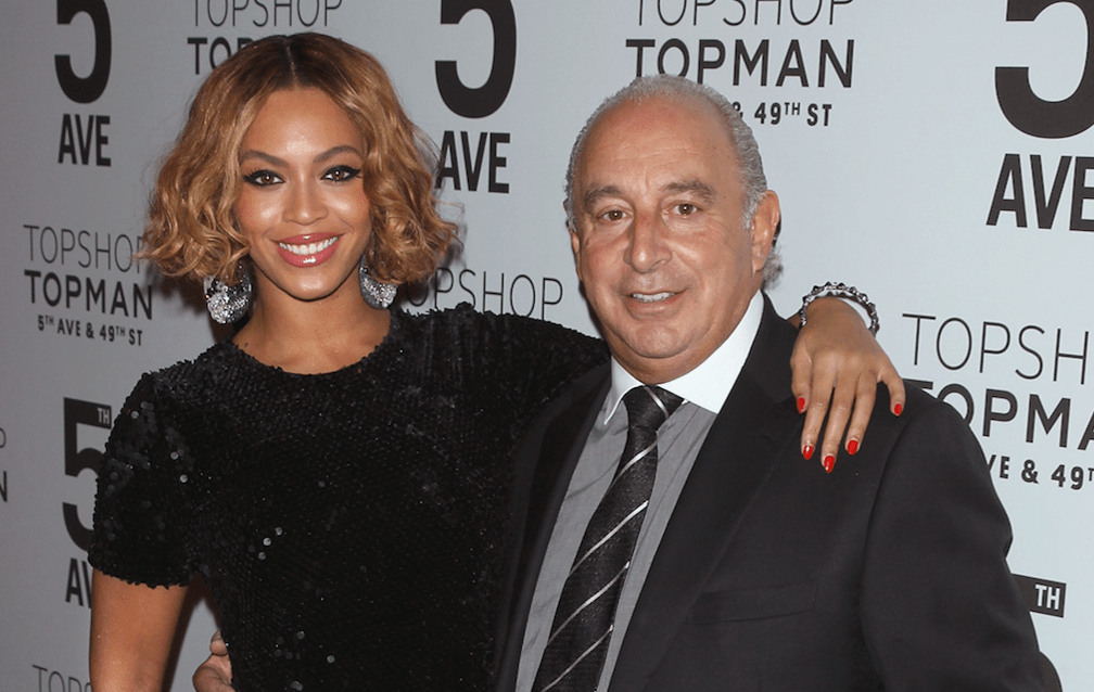 Beyonce-Poses-With-Ivy-Park-Co-Owner-Philip-Green-In-2014
