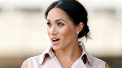 Meghan Markle, Shocked, Pink Dress, Earrings