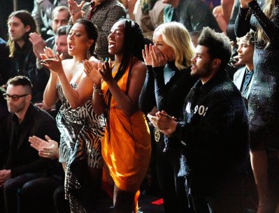 The Weeknd Yolanda Hadid VS Fashion Show