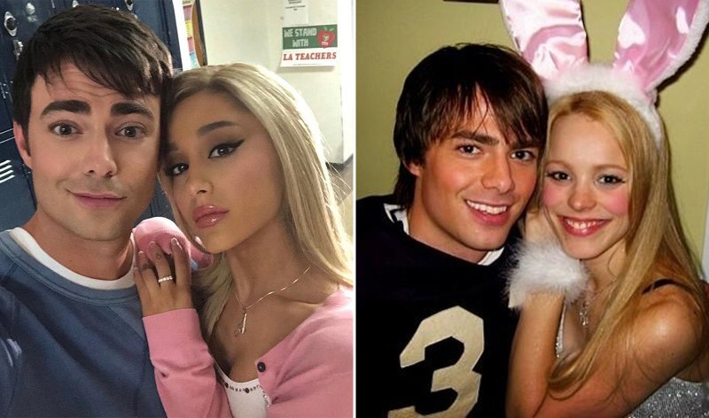 Regina George and Aaron Samuels Ariana-Grande