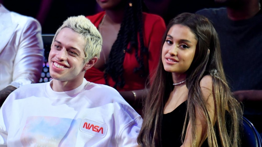 pete davidson ariana grande thank u next nasa fake smile