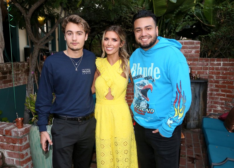 Brandon Lee, Audrina Patridge, and Frankie Delgado