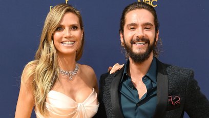 photo of Heidi Klum Tom Kaulitz in bed together on instagram