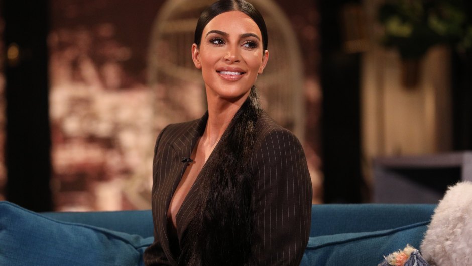 Kim Kardashian, Black Blazer, Smiling
