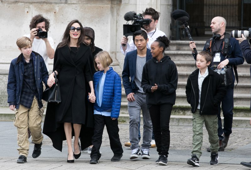Angelina Jolie With Kids