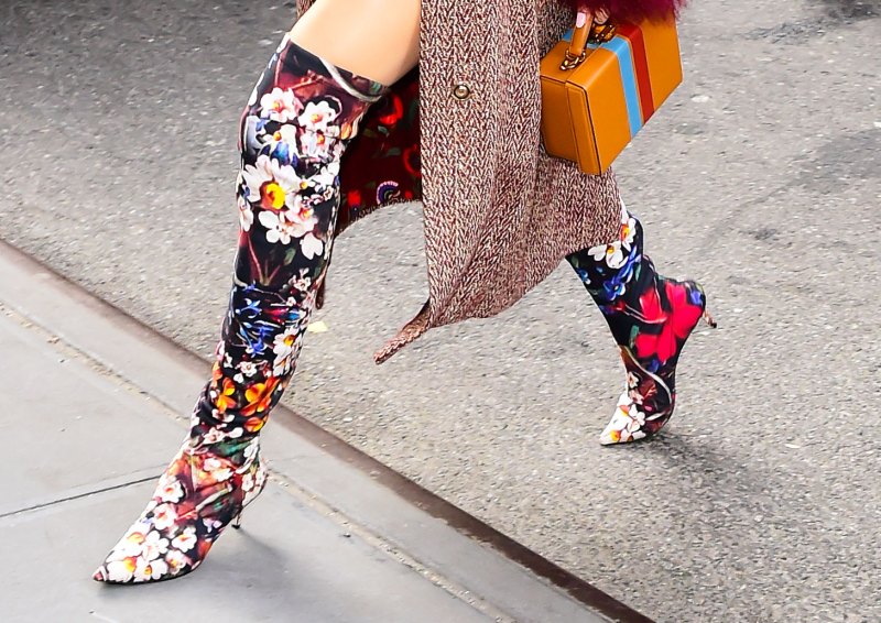 Hailee Steinfeld Looks Like A Floral Kaleidoscope Dream Out In NYC