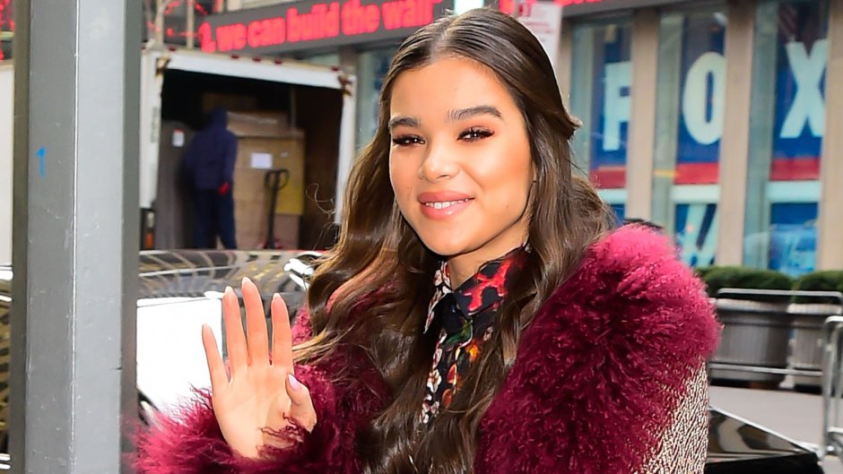 Hailee Steinfeld Looks Like A Floral Kaleidoscope Dream Out In NYC