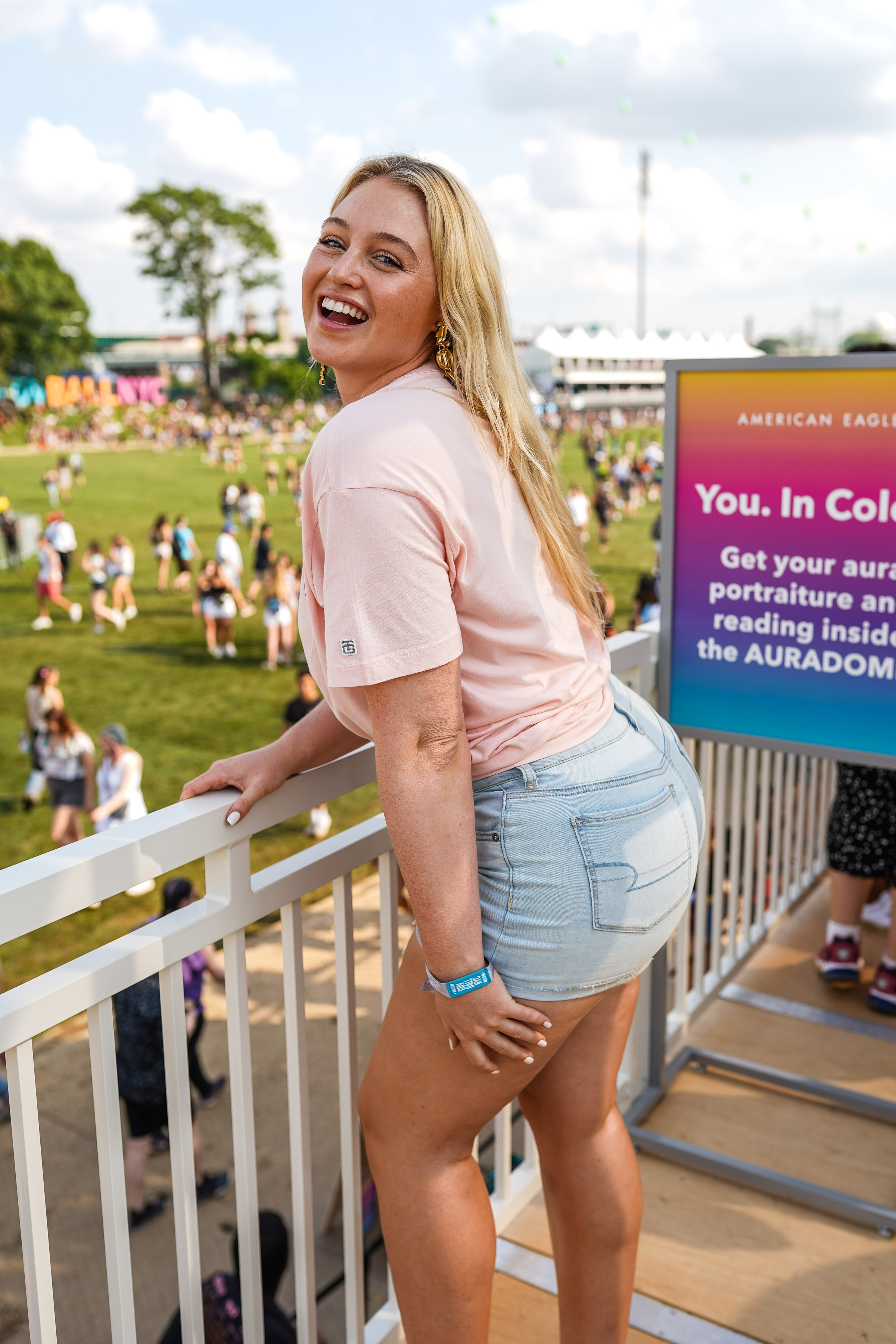 Iskra Lawrence at Governor's Ball