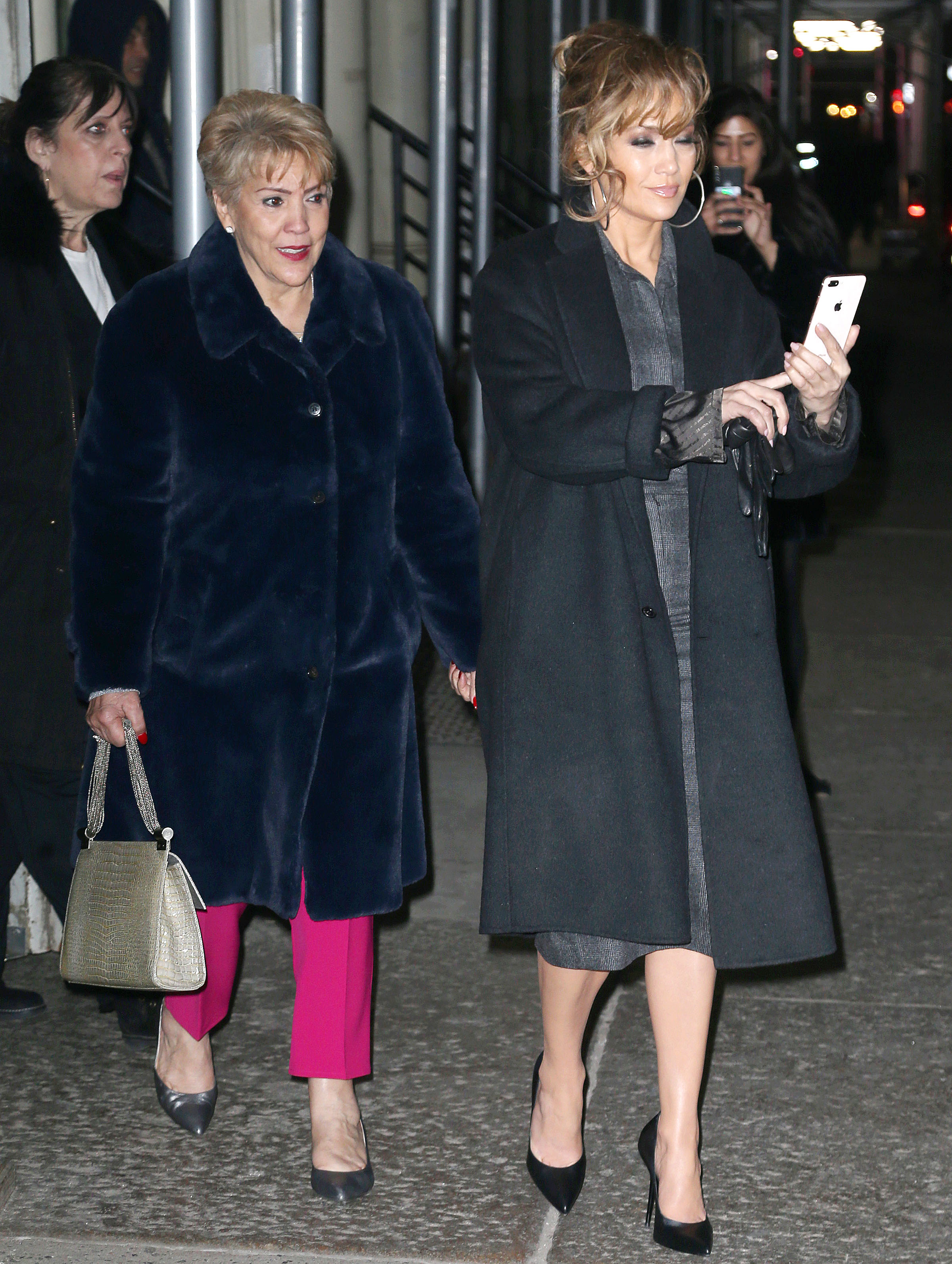 Jennifer Lopez and mother out and about in New York