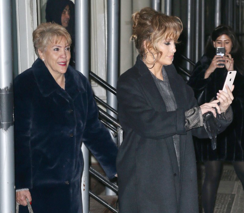 Jennifer Lopez and mother out and about in New York