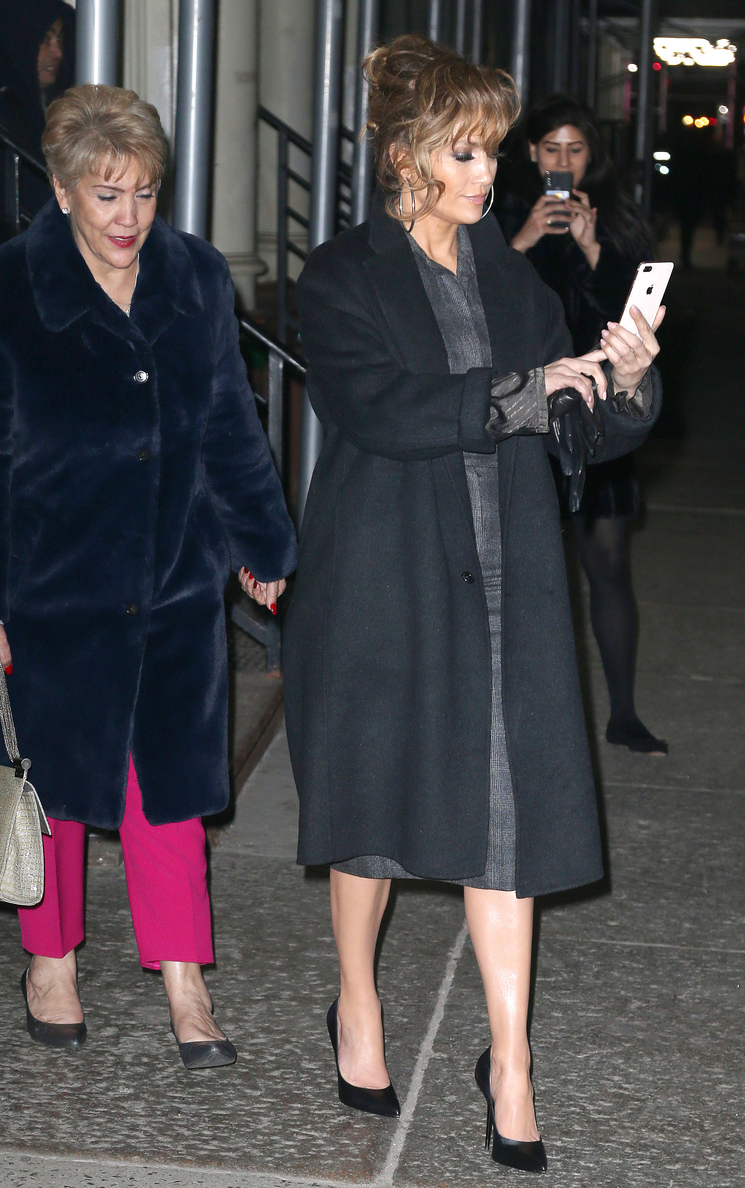 Jennifer Lopez and mother out and about in New York