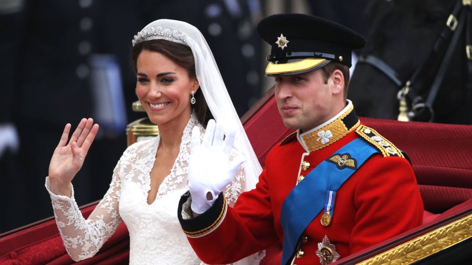 Kate Middleton and Prince William at their royal wedding