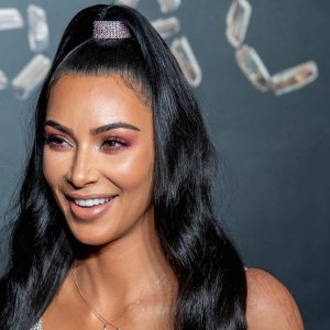Kim Kardashian Smiling