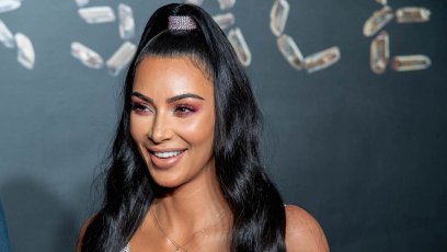 Kim Kardashian Smiling