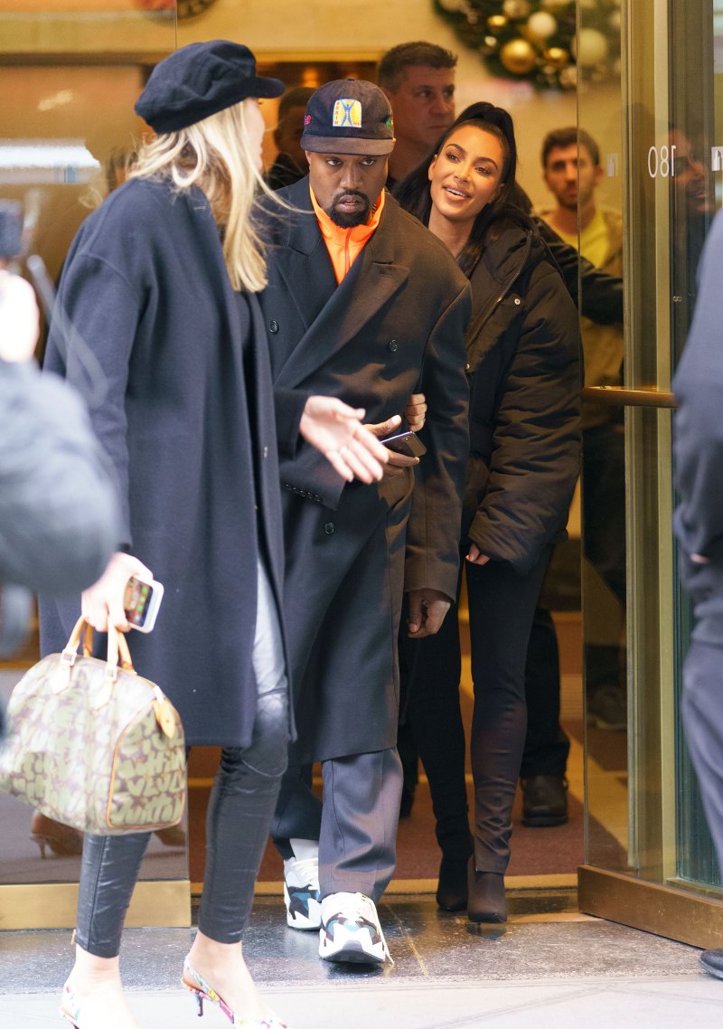 Kim Kardashian and Kanye West in NYC