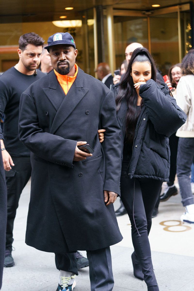 Kim Kardashian and Kanye West in NYC