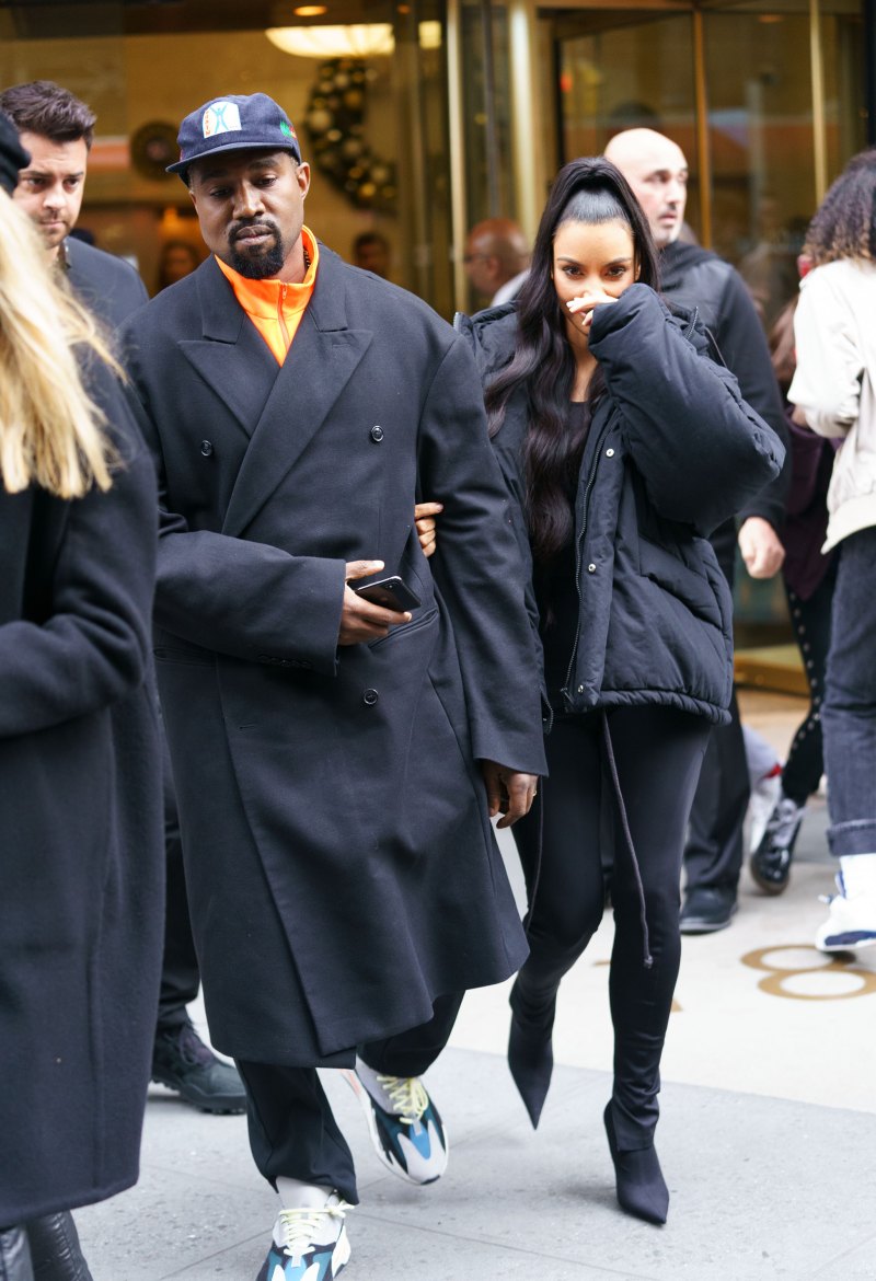 Kim Kardashian and Kanye West in NYC