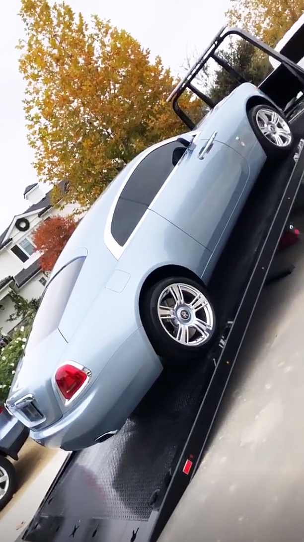 Kylie Jenner Custom Car Rolls Royce