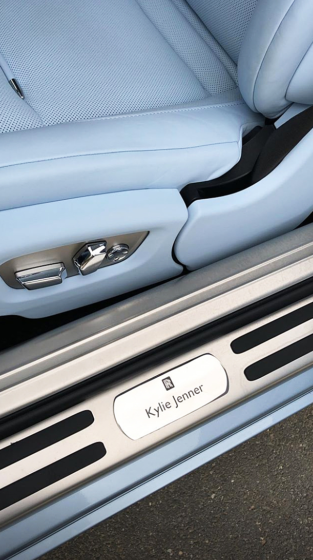 Kylie Jenner Custom Car Rolls Royce