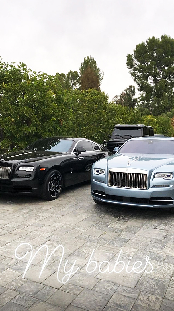 Kylie Jenner Custom Car Rolls Royce