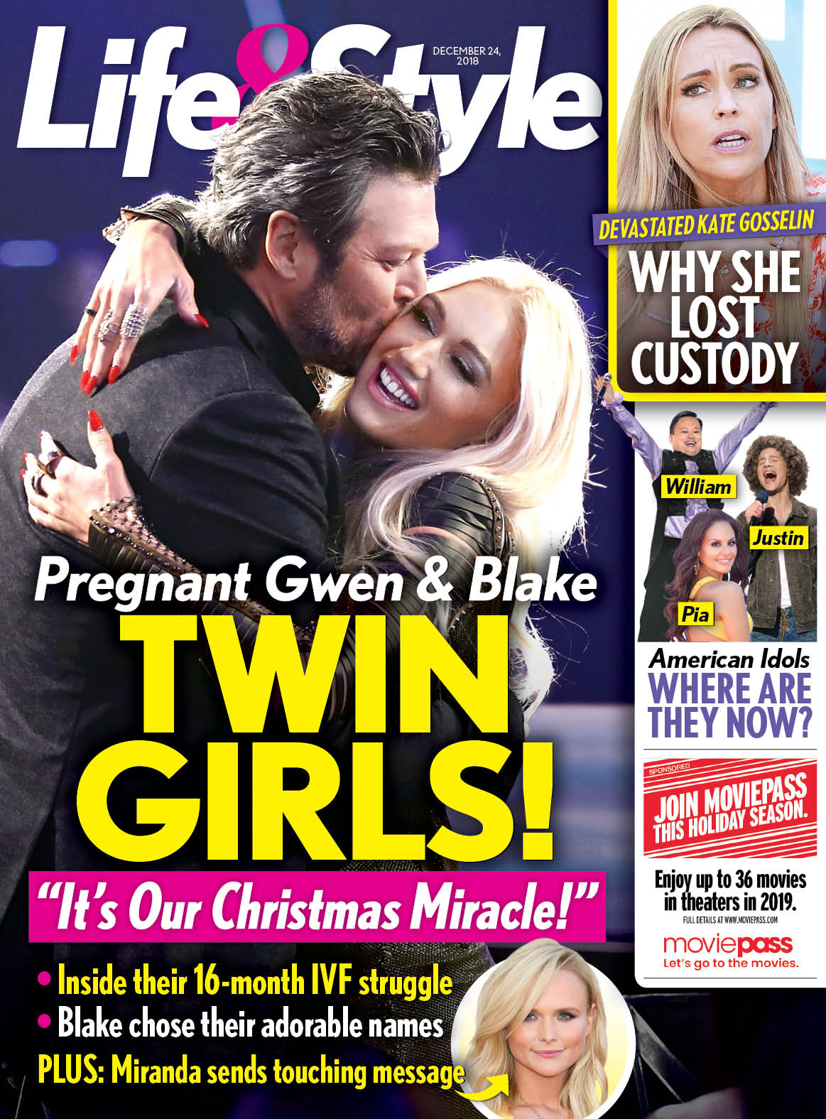 Life & Style magazine with Gwen Stefani and Blake Shelton on the cover