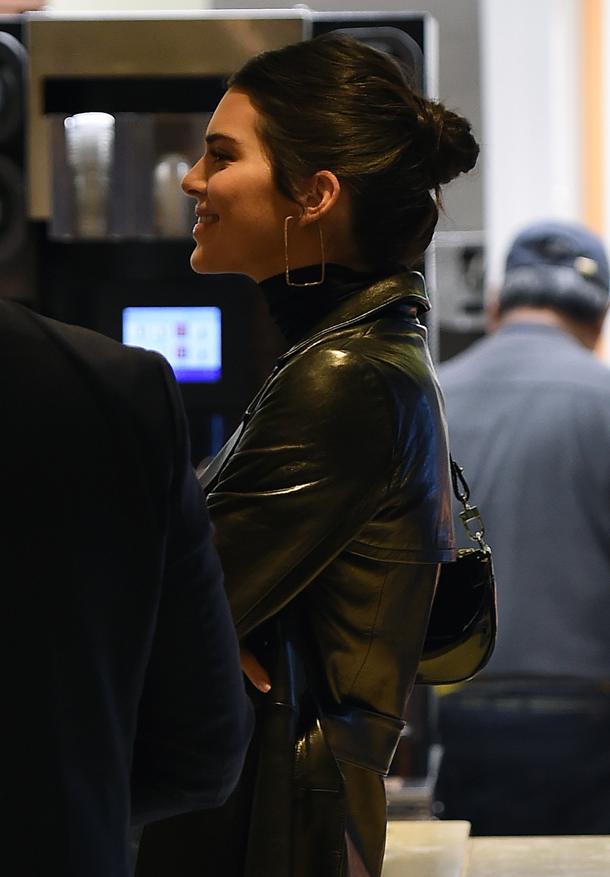 Kendall Jenner proves that supermodels do eat junk food, by stopping off at McDonald's on Oxford Street, following her red carpet appearance at the British Fashion Awards.