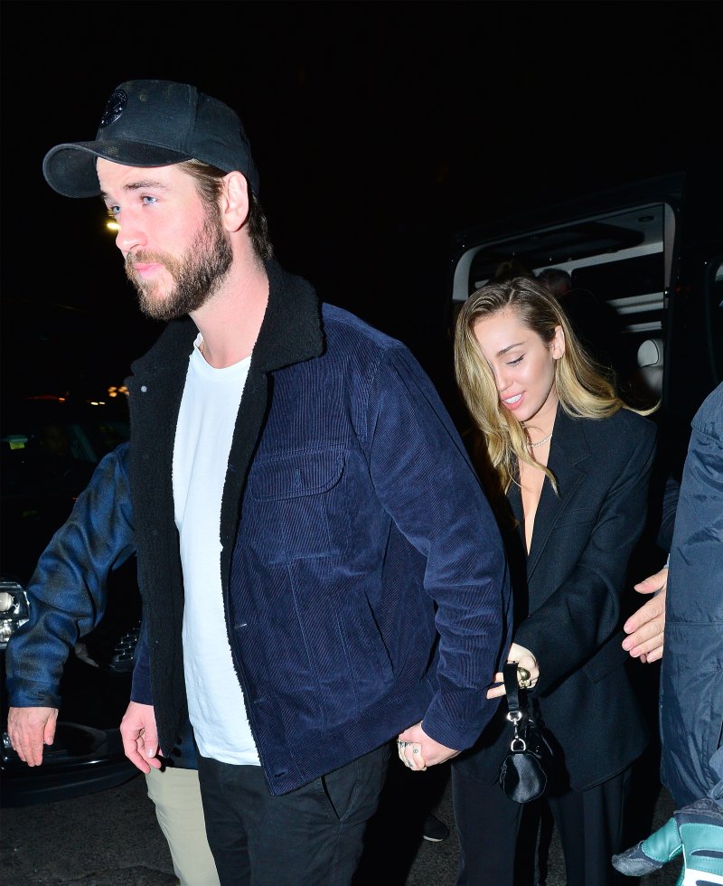 Miley Cyrus, Liam Hemsworth, Holding Hands, NYC