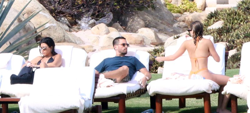 Scott Disick, Sofia Richie, Kourtney Kardashian