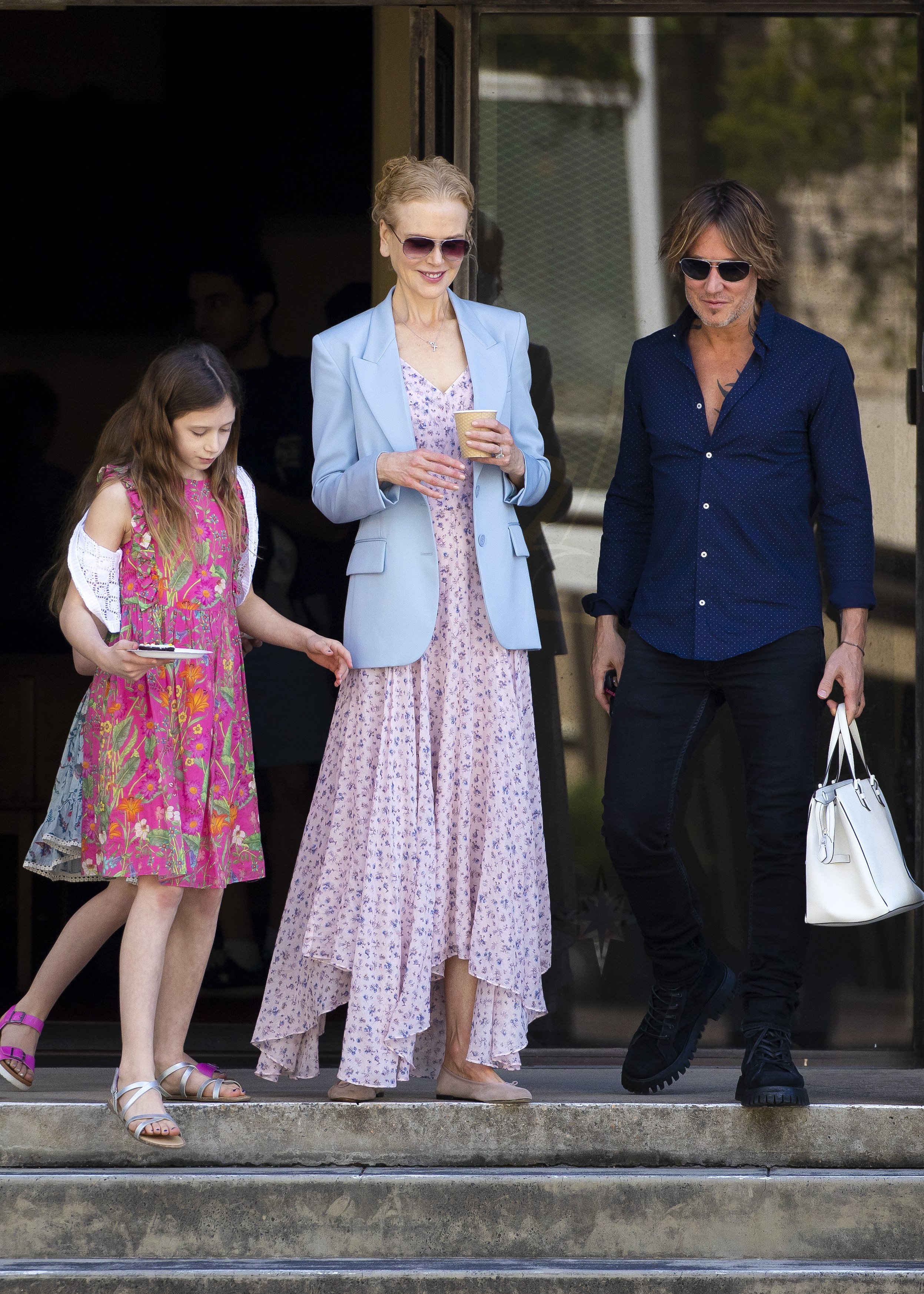 EXCLUSIVE: Keith Urban and Nicole Kidman at church on the Sunday before Christmas Eve in Sydney