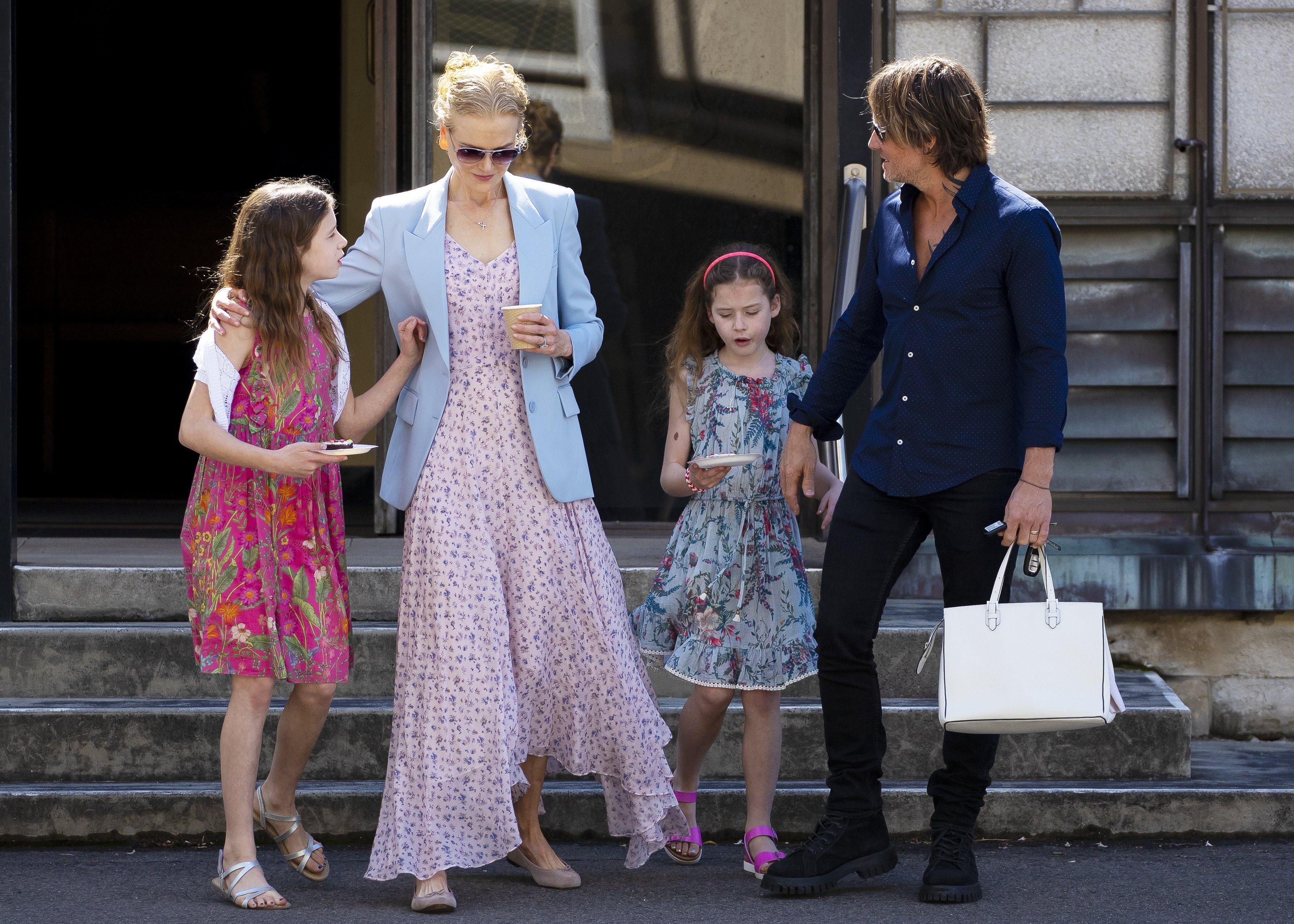 EXCLUSIVE: Keith Urban and Nicole Kidman at church on the Sunday before Christmas Eve in Sydney